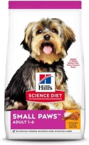 Hills Science Diet Adult Small Paws Chicken Meal and Rice Dry Dog Food