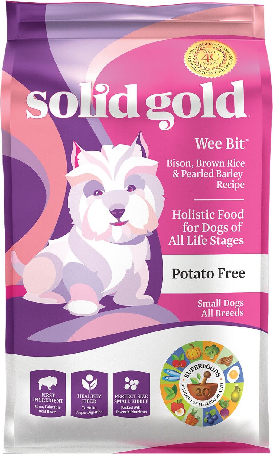 solid gold dog food small breeds