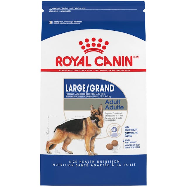 Royal Canin Size Health Nutrition Large Dog Food Review (Dry)