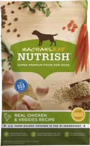 Rachael Ray Nutrish Natural Chicken and Veggies Dry Dog Food
