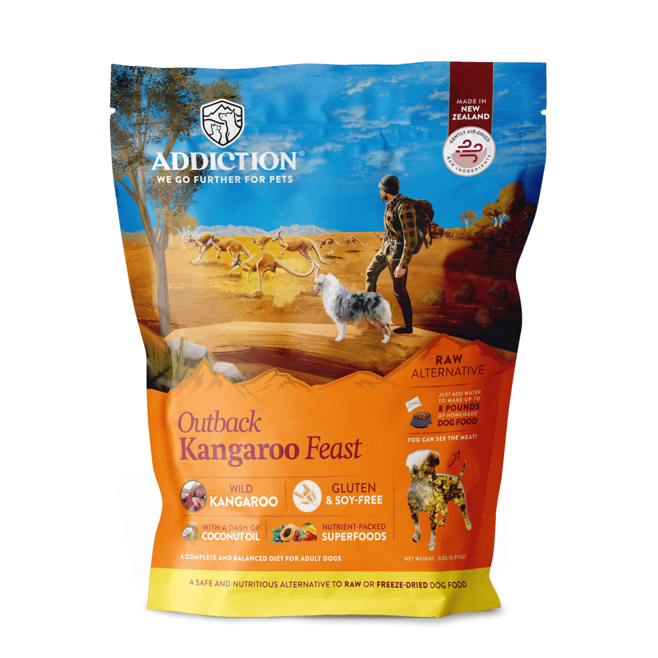 Addiction Dog Food Review (Dehydrated)