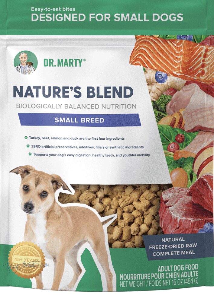 Dr. Marty Nature's Blend Small Breed - Best Dog Food for Dogs with Sensitive Skin