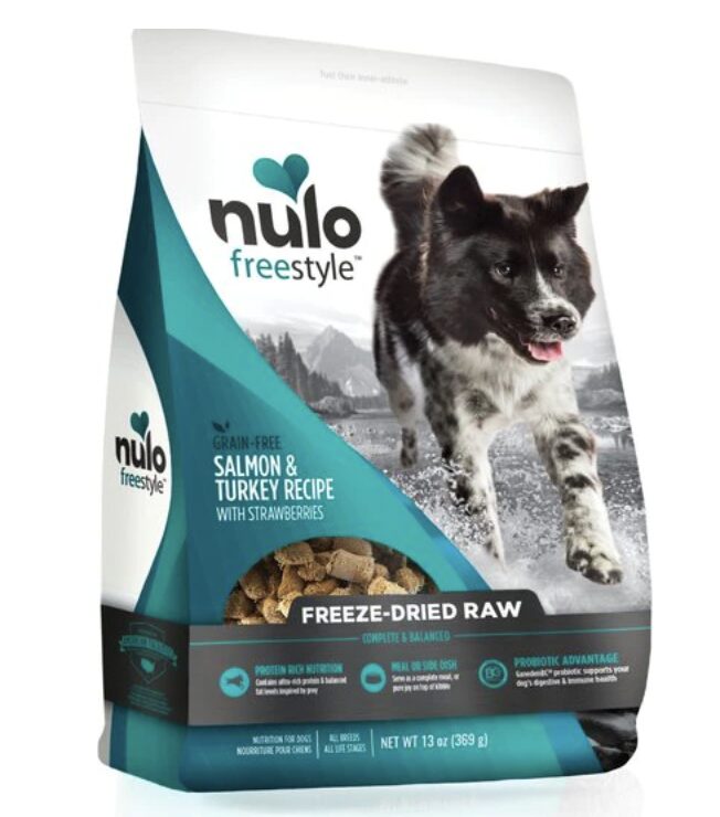 Nulo Freestyle Freeze-Dried Raw Salmon & Turkey Recipe with Strawberries - Best Raw Dog Foods