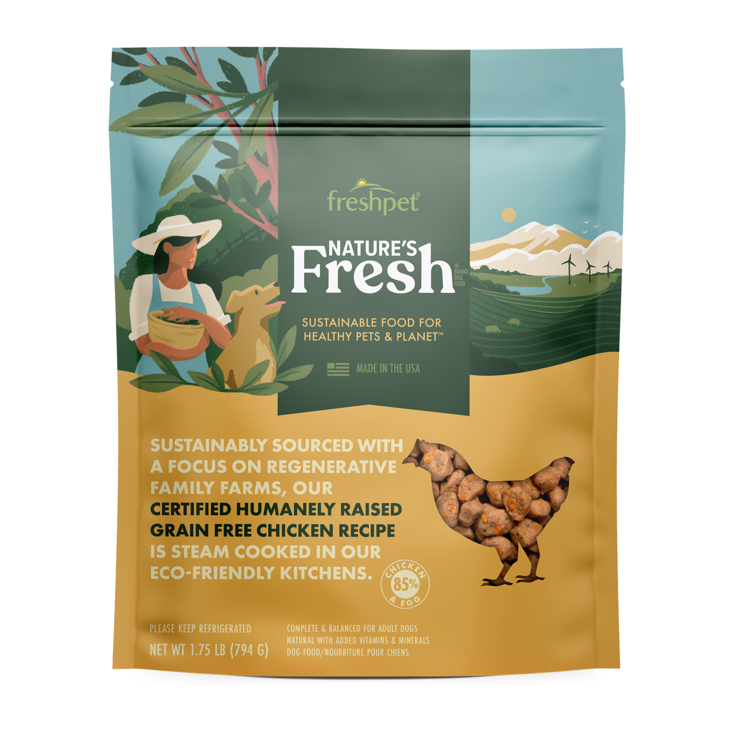 Freshpet Nature’s Fresh Dog Food Review (Pouch)