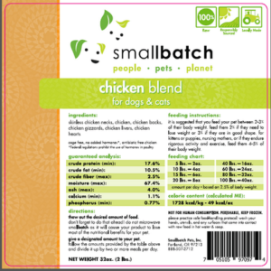 Smallbatch Dog and Cat Food Recall | May 2017