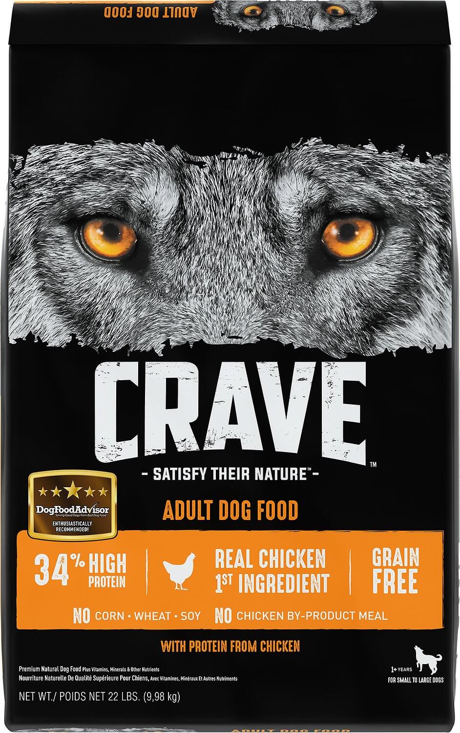 crave dog food wet