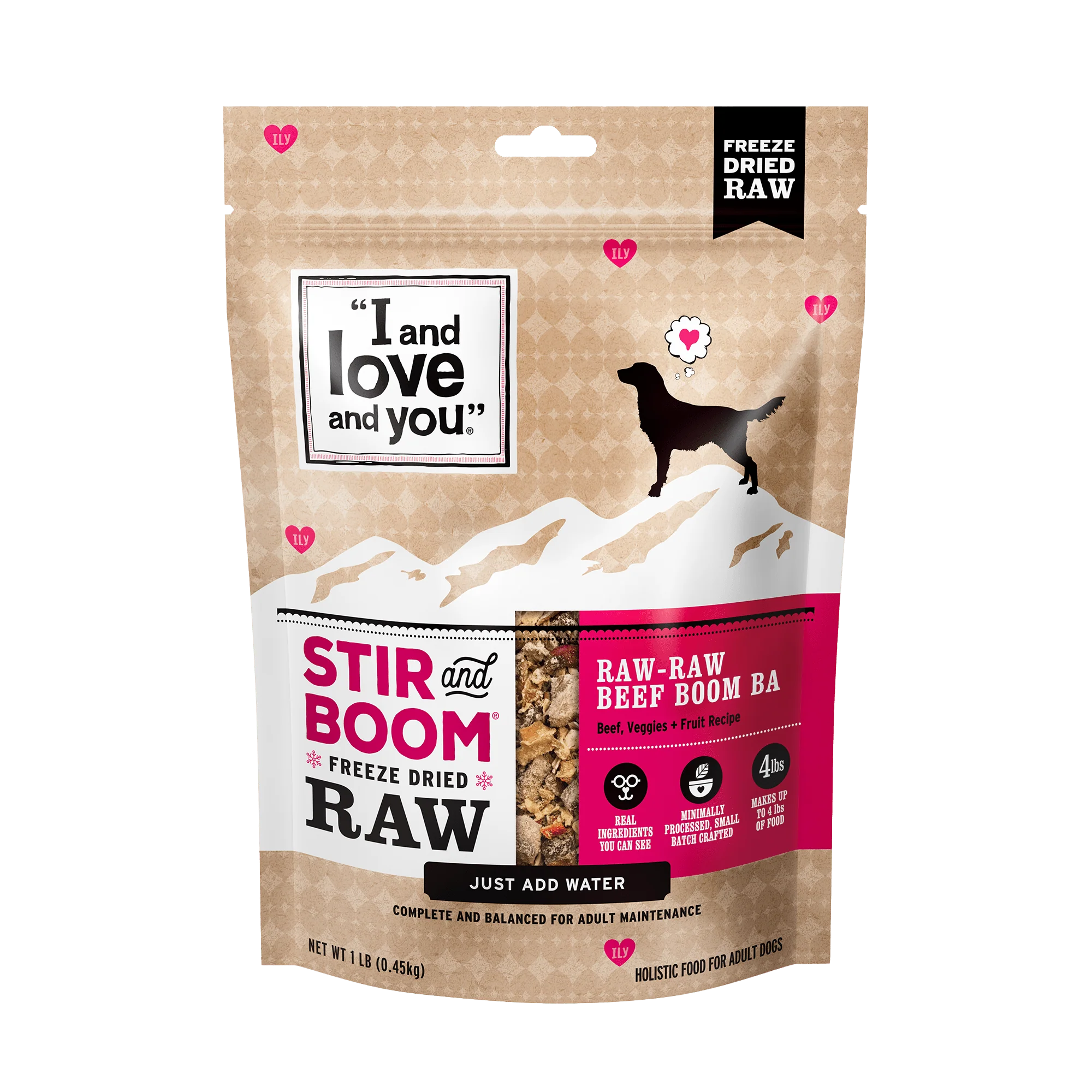 I and Love and You Stir and Boom Dog Food Review (Freeze-Dried Raw)