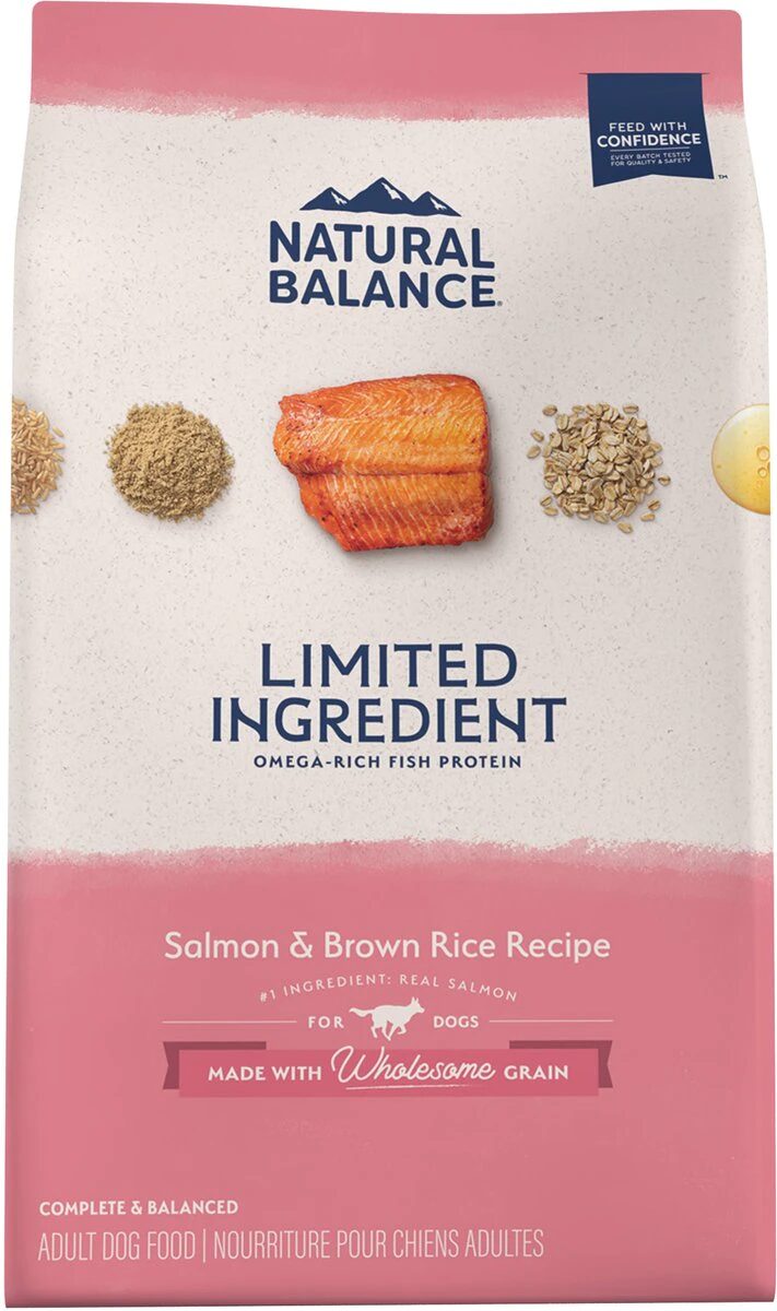 Natural Balanced Limited Ingredient Salmon & Brown Rice - Best Dog Food for Labradors