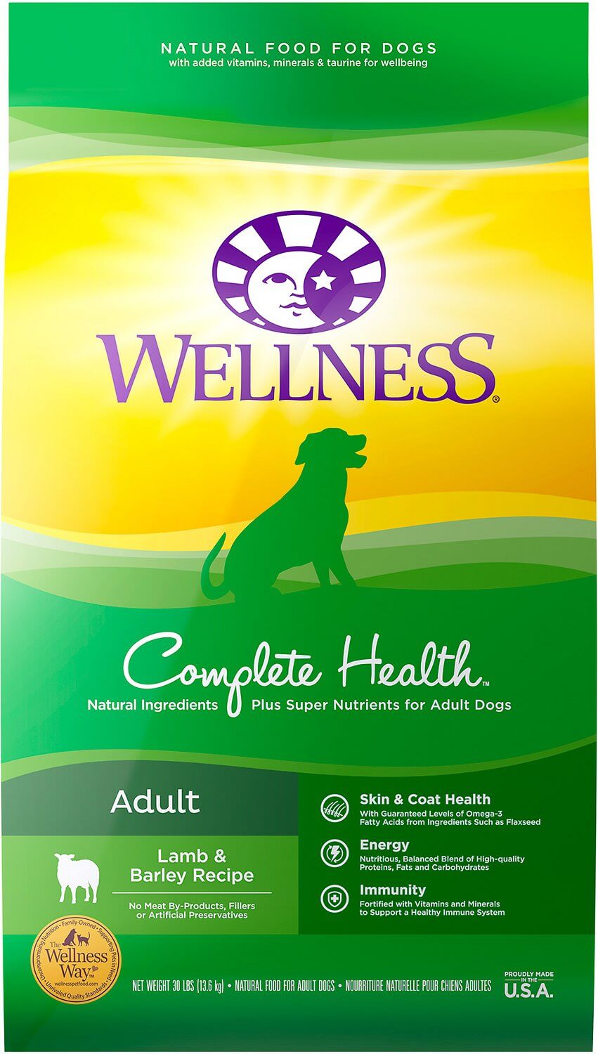 Best Dog Food With Grain For 2024 DogFoodAdvisor   Wellness Complete Health Adult Lamb And Barley Dog Food 