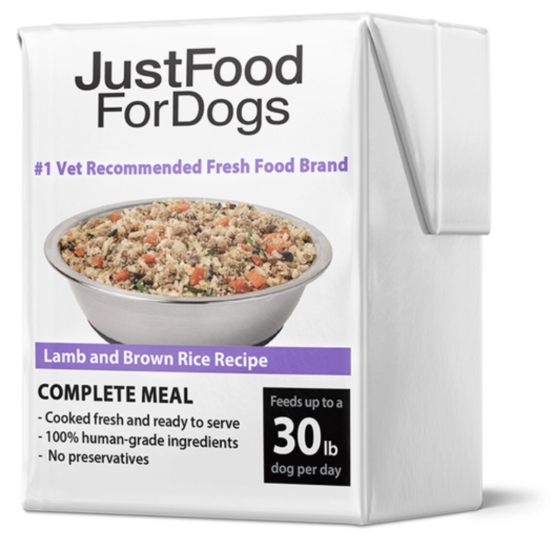 Best Wet Dog Food For Siberian Huskies: JustFoodForDogs Pantry Fresh Lamb & Brown Rice  - Best Dog Food for Siberian Huskies