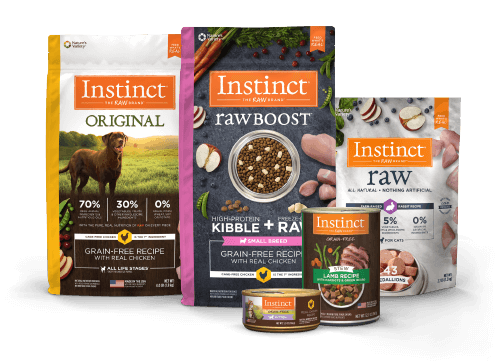 nature's variety instinct raw boost grain free recipe with real chicken natural dry dog food