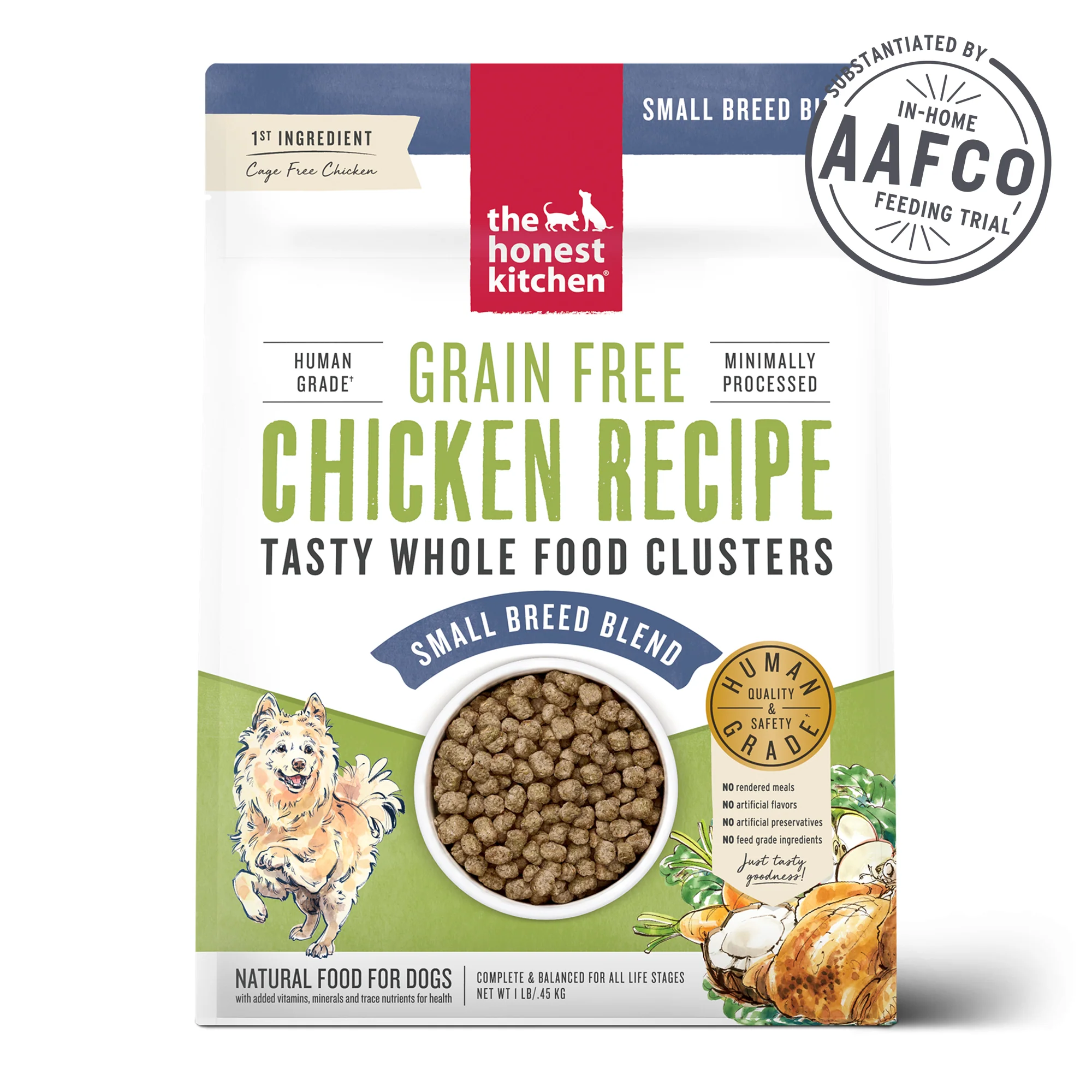 Best Dry Dog Food For Chihuahuas: The Honest Kitchen Whole Food Clusters Grain Free Chicken Small Breed - Best Dog Food for Chihuahuas