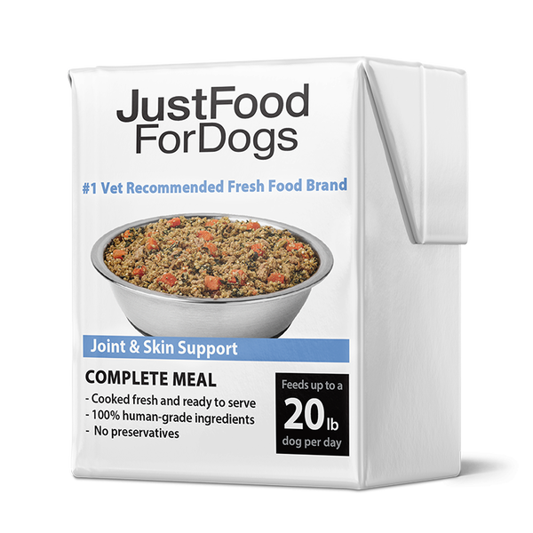JustFoodForDogs Pantry Fresh Joint and Skin Support - Best Dog Food for Boxers