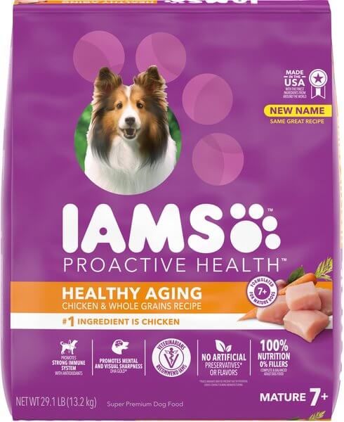 Iams Healthy Aging Mature Chicken Dry Dog Food