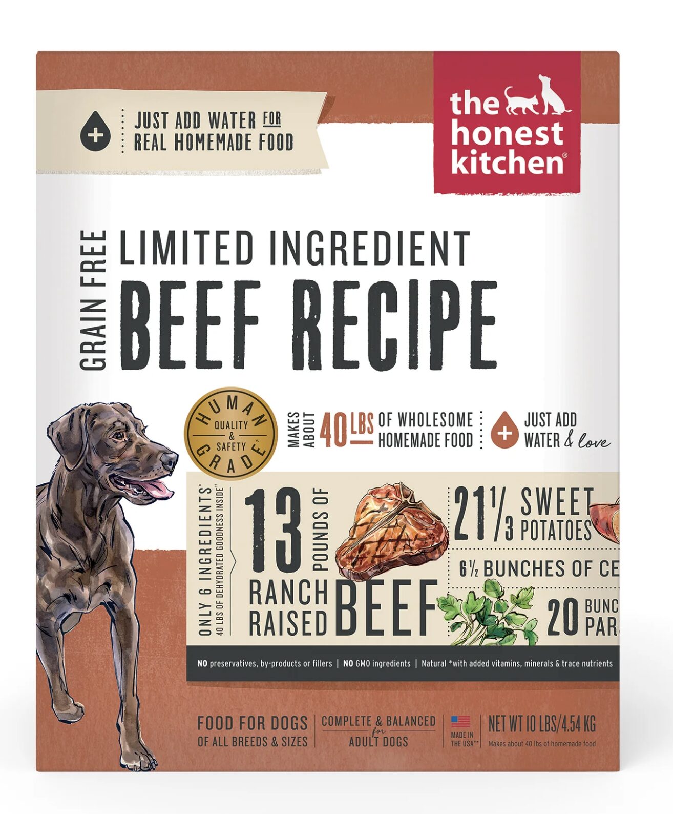 Best Dog Food For Poodles With Allergies: The Honest Kitchen Limited Ingredient Beef Recipe - Best Dog Food for Poodles