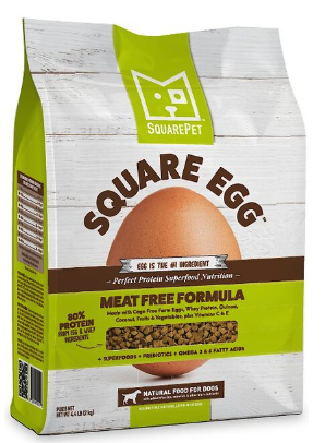 Square Egg Meat Free recipe  - Best Vegetarian Dog Food