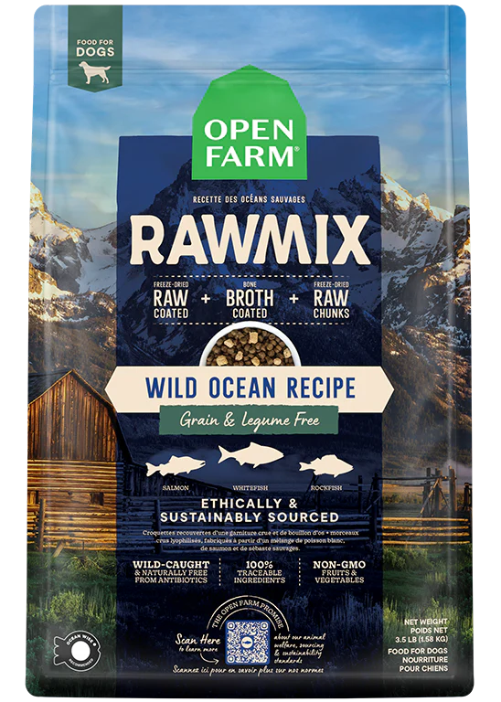 Open Farm Rawmix Wild Ocean Grain-Free - Best Sustainable Dog Food