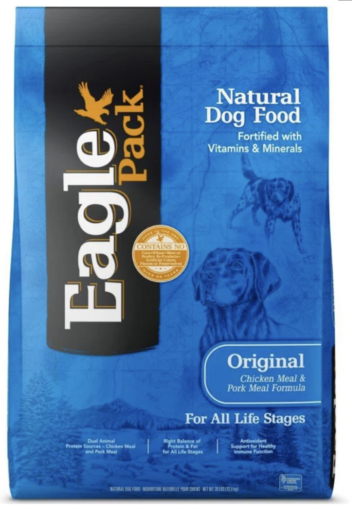 Best Affordable Dog Food For Boston Terriers: Eagle Pack Original Chicken Meal and Pork Meal - Best Dog Food for Boston Terriers