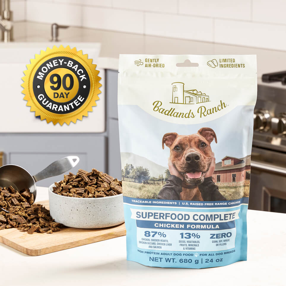 Badlands Ranch Superfood Complete Chicken - Best Air-Dried Dog Food