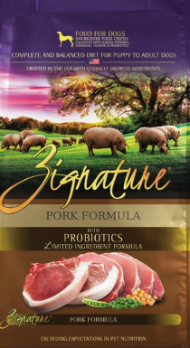 Zignature Pork Formula  - Best Pork Dog Foods 