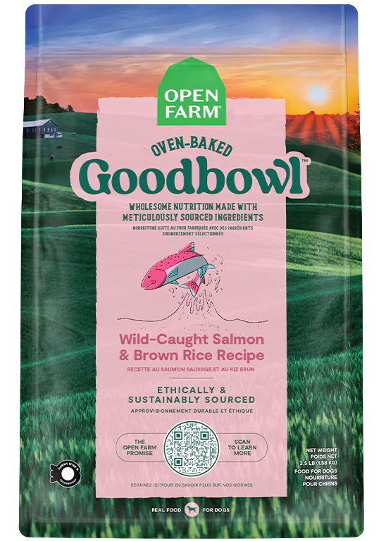 Open Farm GoodBowl Wild-Caught Salmon and Brown Rice - Best Salmon Dog Food