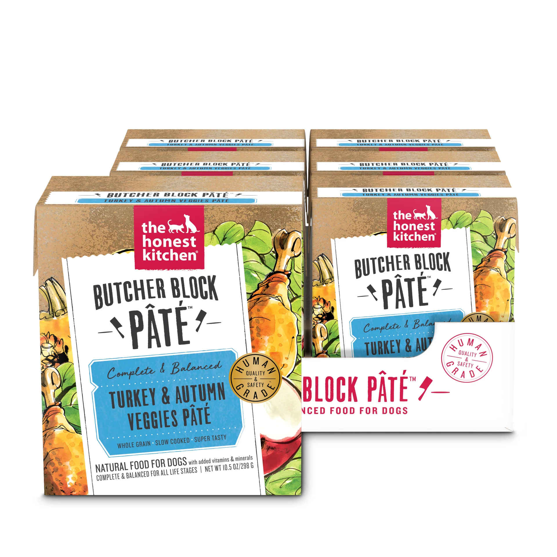 The Honest Kitchen Butcher Block Pâté Turkey and Autumn Veggies Pâté - Best Dog Food for Great Pyrenees