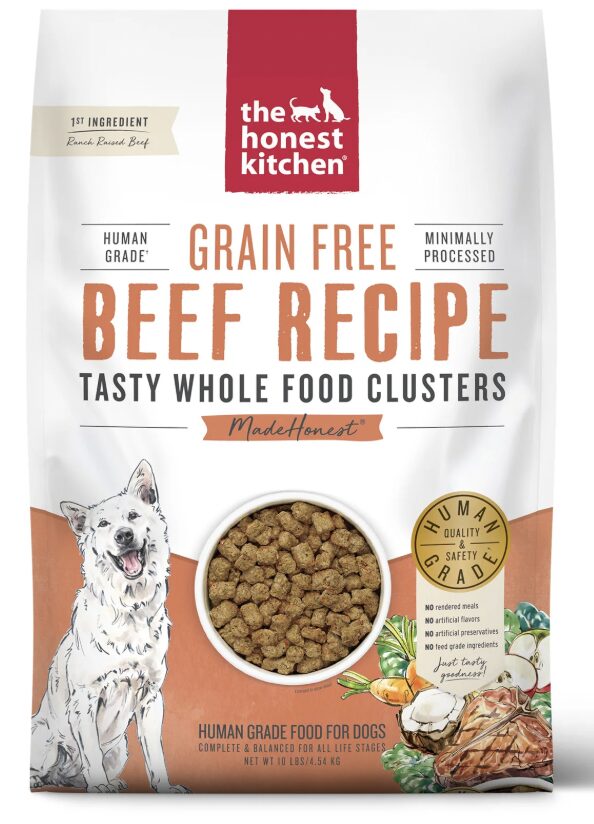 The Honest Kitchen Whole Food Clusters Grain Free Beef - Best Beef Dog Food