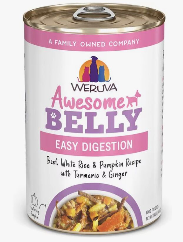 Weruva Awesome Belly, Beef, White Rice & Pumpkin - Best Dog Foods for Gassy Dogs